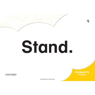 Flashcard Everybody up Starter 2nd