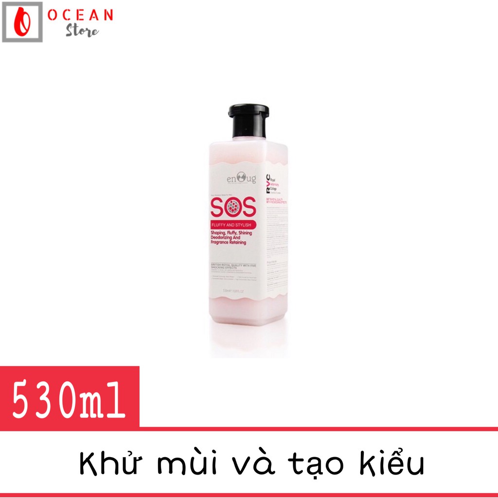 Sữa tắm SOS hồng chuyên khử mùi và tạo kiểu cho chó mèo - Sữa tắm SOS hồng 530ml