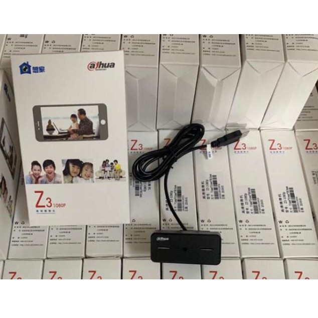 Webcam Dahua Z3, Webcam 2.1Mp full HD có mic cổng usb dùng Học trực tuyến, Live Stream Học Online