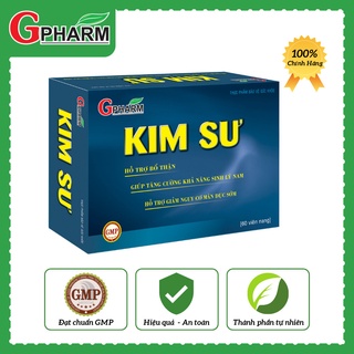  Thực phẩm bảo vệ sức khỏe Viên uống Hỗ trợ giúp bổ thận tráng dương mạnh gân cốt KIM SƯ hộp 60 viên 