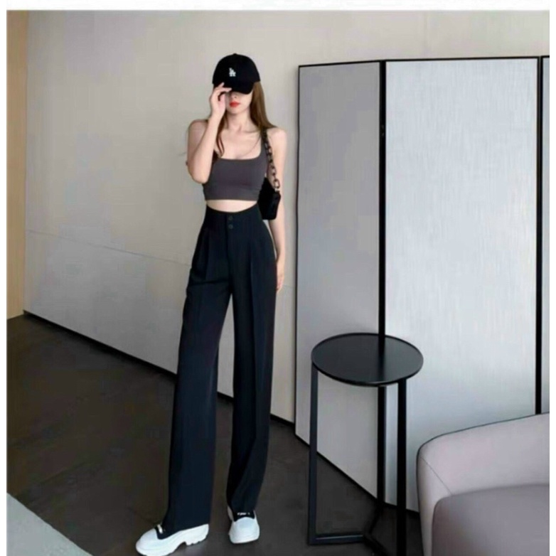 Quần tây ống suôn hai màu ☘️☘️☘️☘️alohashop91