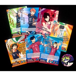 [ BÀI IN ] BỘ BÀI Haikyu BÓNG CHUYỀN 36 LÁ 1 MẶT