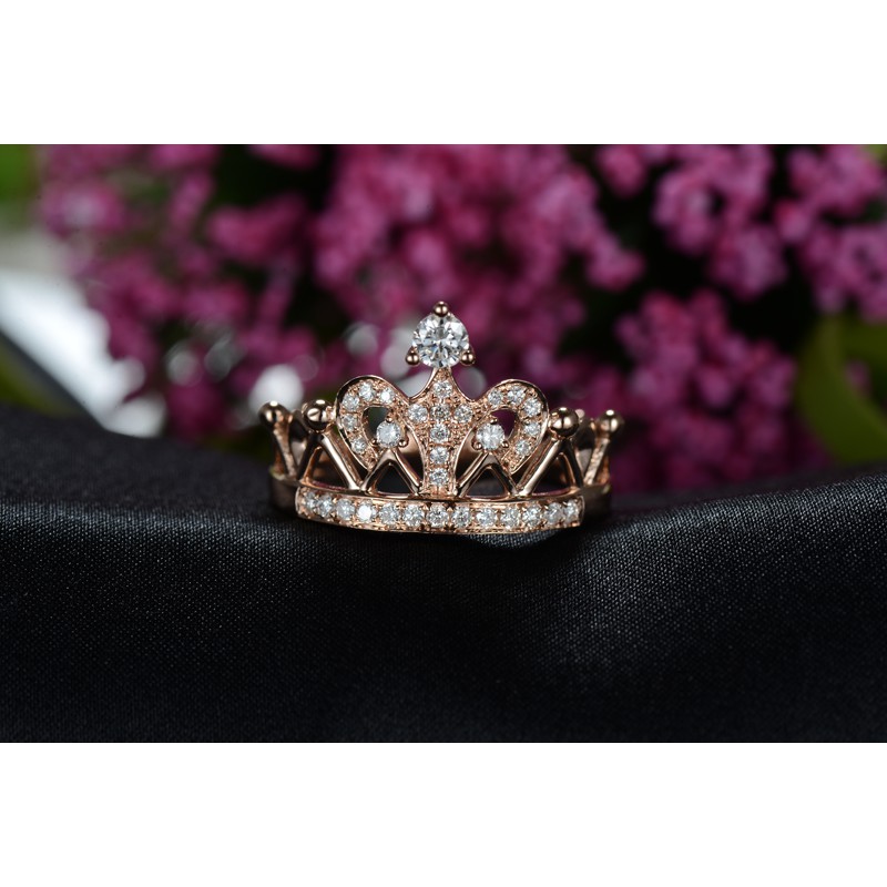 Xả hàng nhẫn vương miện BẠC 925