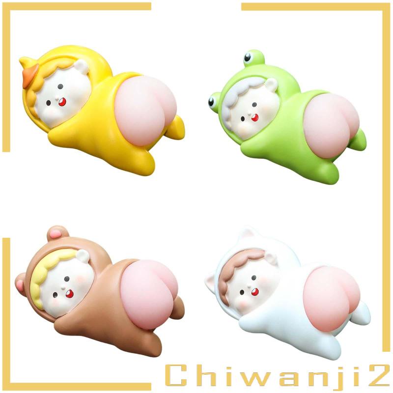 [Chiwanji2] Đồ Chơi Búp Bê Hoạt Hình Trang Trí Nội Thất Xe Hơi / Bảng Điều Khiển Cảm Ứng Mềm Mại Vui Nhộn