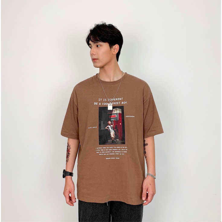Áo thun nam nữ Street Boy City Cycle - Áo thun tay lỡ Unisex form rộng Local Brand | BigBuy360 - bigbuy360.vn
