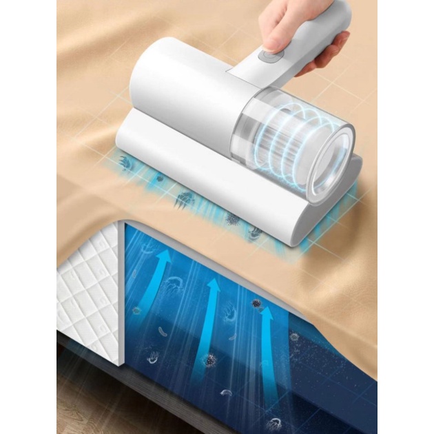 Oxygen072 Máy hút bụi nệm ABS Linh kiện điện tử 20000Pa Loại bỏ tia cực tím không dây cho gối quần áo giường sofa
