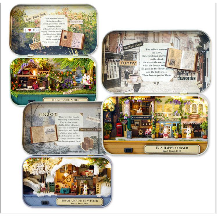 Mô Hình Nhà Gỗ DIY - Box Theatre