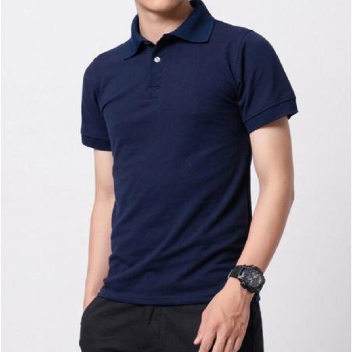 ☘️FREE SHIP☘️Áo thun cổ trụ nam nữ coton 4c(40kg-90kg)(si 60)