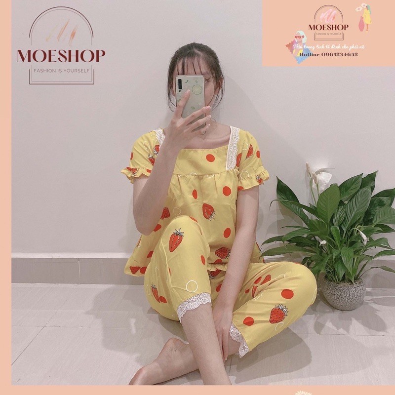 Đồ bộ mặc nhà đẹp mẫu mới dễ thương