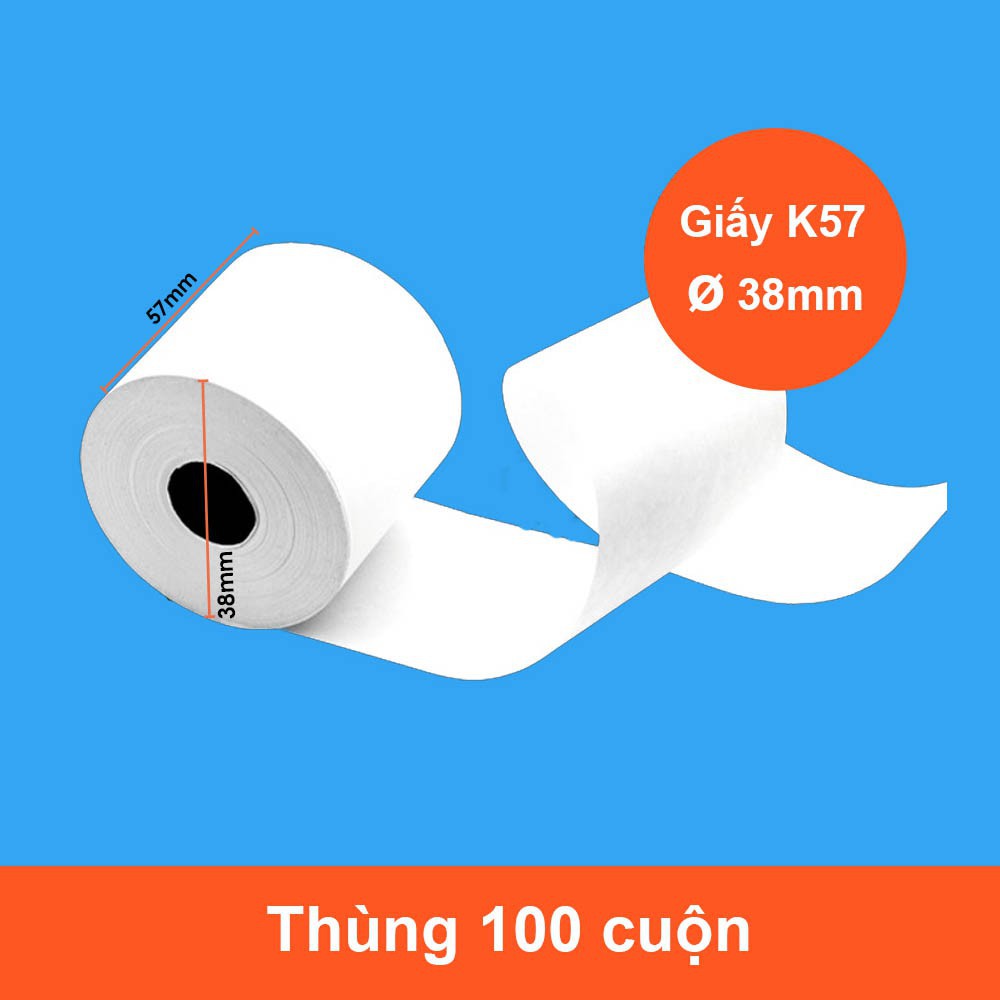 [Nowship] GIẤY IN NHIỆT K80, K57 , POS, TAXI, Giấy In Bill, In Hóa Đơn Shop Online, Cửa Hàng (57mm, 80mm)