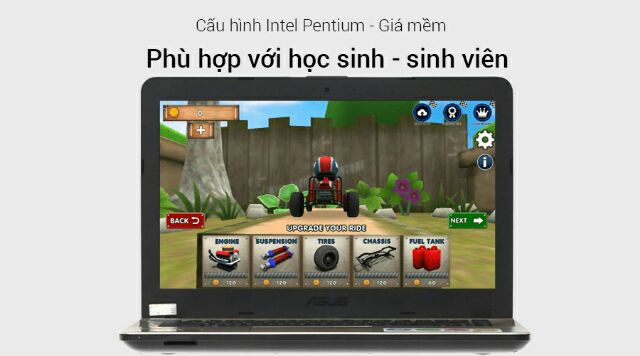 Asus X441NA GA070T( Intel® Pentium® N4200, 4GB, RAM,14 inch HD (1366x768), HDD 500GB, còn bảo hành hãng | BigBuy360 - bigbuy360.vn