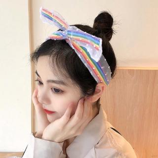 Korean Fashion Wild Fairy Rainbow Hairband Mori Hairband Colorful Hairband
