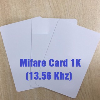 Thẻ Từ RFID Tần Số 13.56Mhz Màu Trắng (Mifare Card).