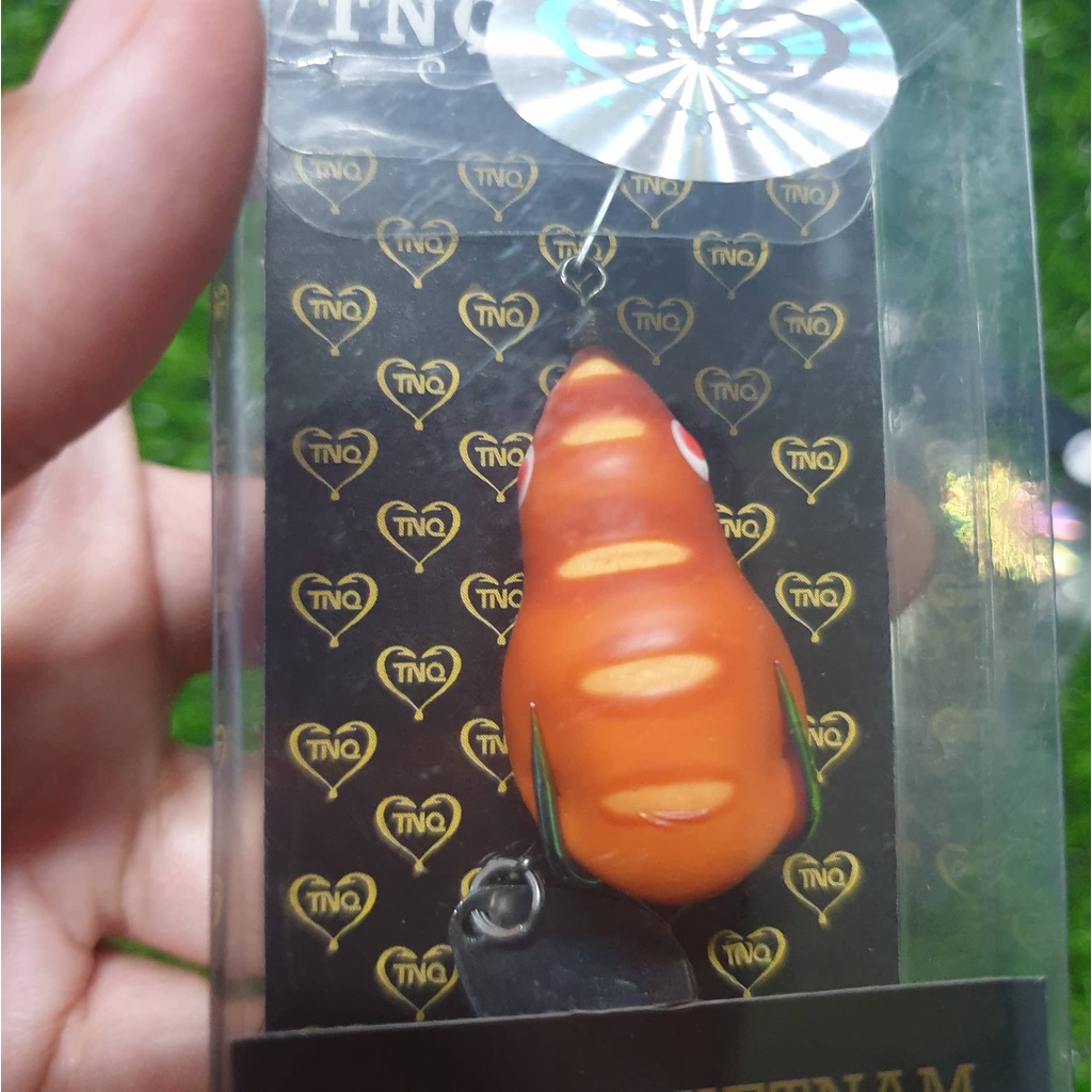 Mồi câu lure nhái hơi TNQ F1 và F2 - TNQ LUES - Toán Nhà Quê , MỒI NỔI LỬNG CÂU CÁ LƯỠI TITAN