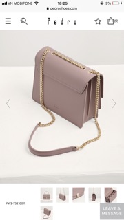 STRUCTURED FLAP SHOULDER BAG pedro