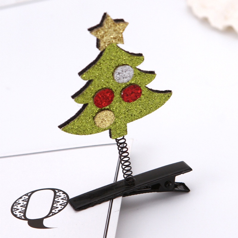 Kẹp Tóc Hình Nón Giáng Sinh Dễ Thương