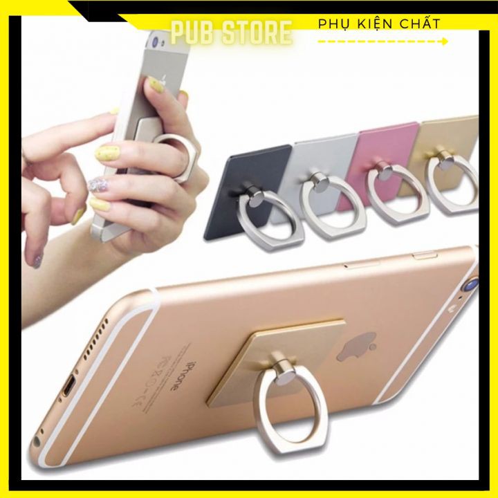 [DEAL 1K] Giá đỡ điện thoại IRING chiếc nhẫn Ring móc dán smartphone iPhone, Samsung, Xiaomi, Oppo
