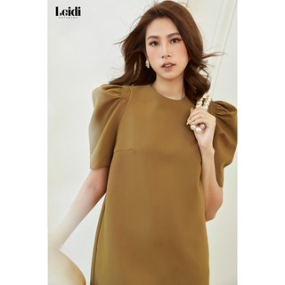 Váy công sở thiết kế vai bồng amy dress