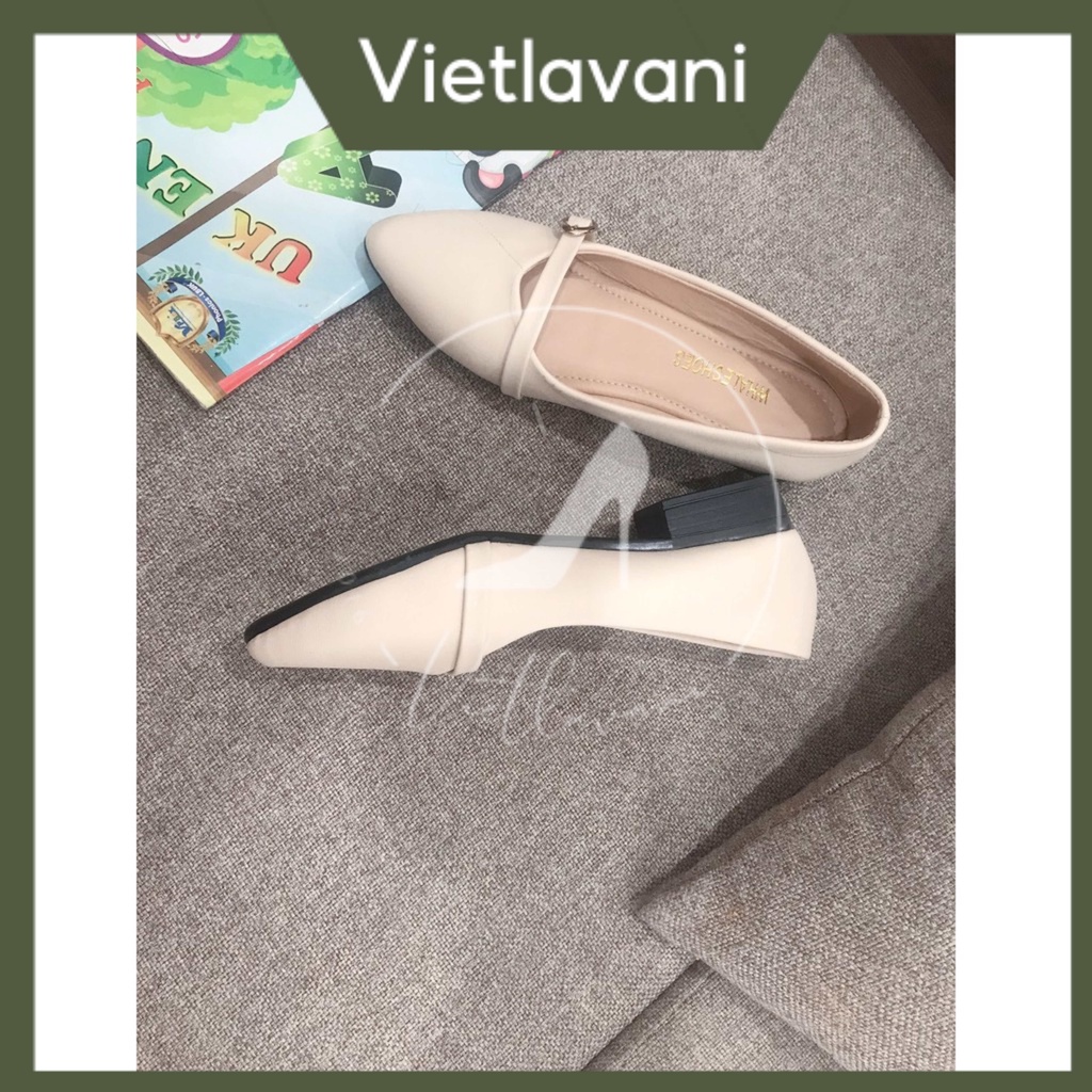 Giày bệt TTB6 cao 3cm kiểu dáng basic êm chân
