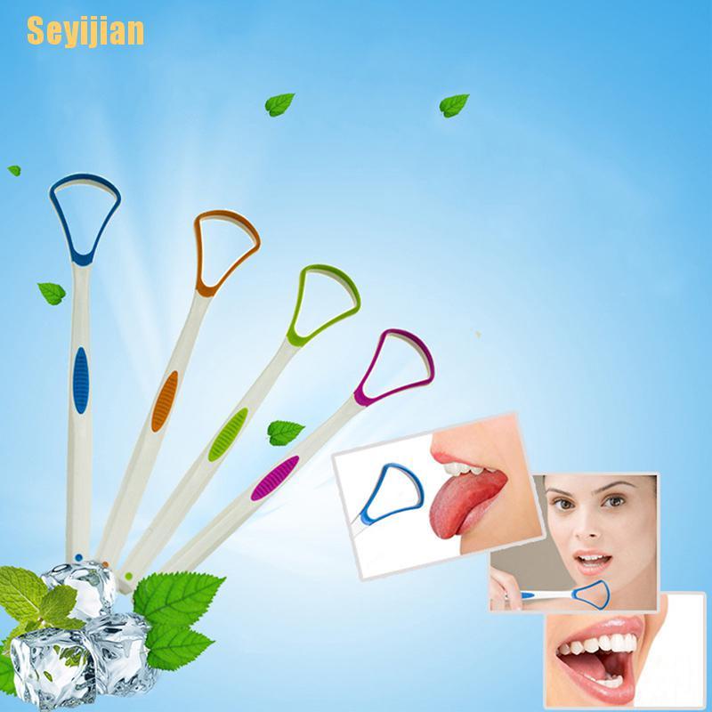 Bàn Chải Nhựa Vệ Sinh Lưỡi Chăm Sóc Răng Miệng