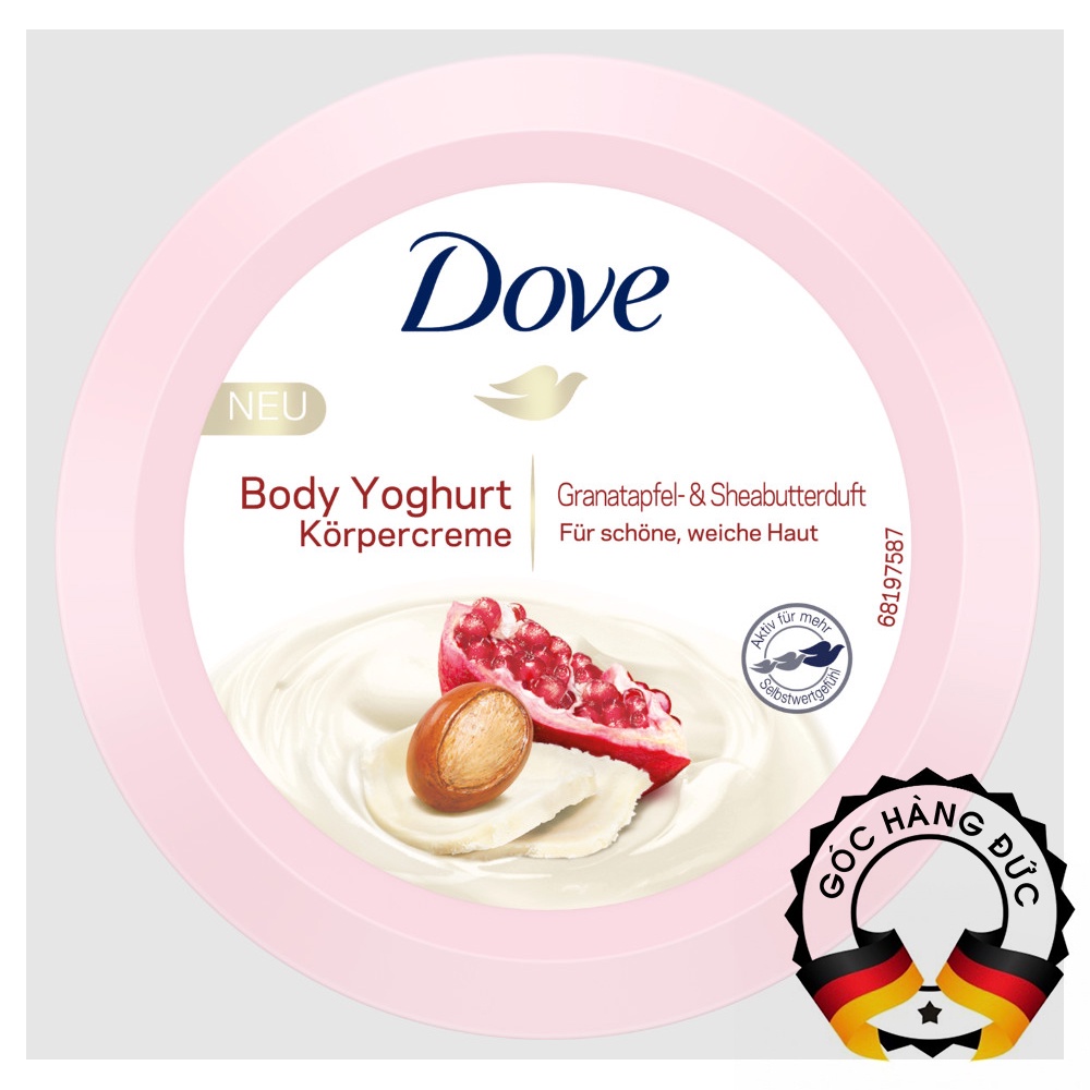 Dưỡng thể Dove body Đức hương lựu 250ml