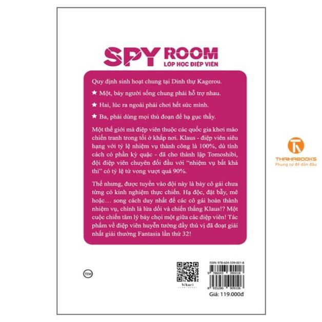 Sách - Spy room – Lớp học điệp viên - Tập 1 (Bản thường) - Thái Hà Books