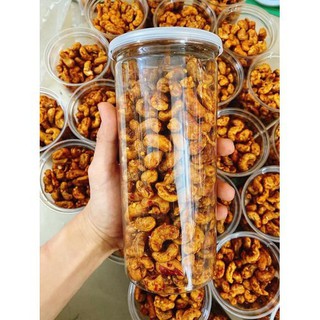 Hạt Điều Rang Tỏi Ớt AV365 + THẾ GIỚI ĂN VẶT (HŨ 500GR)