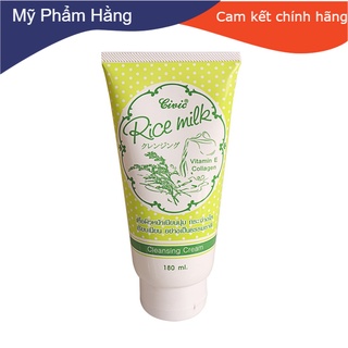 Sữa rửa mặt gạo thái lan civic rice milk cleansing cream 180ml