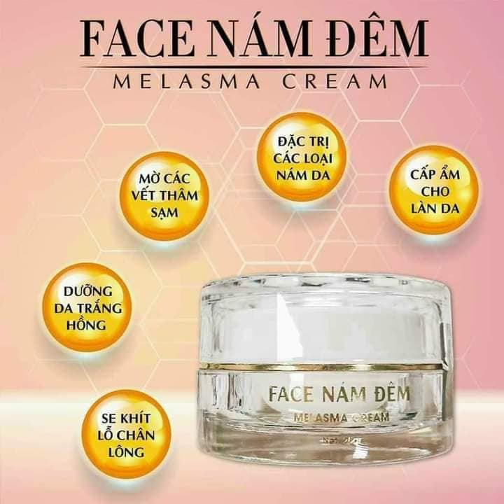 Kem Face Nám Đêm N.COLLAGEN - Dưỡng trắng da, cấp ẩm, mờ nếp nhăn, mụn, nám, tàn nhang