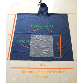 ÁO MƯA CÁNH DƠI CÓ KIẾNG HẬU VÀ RỌI ĐÈN