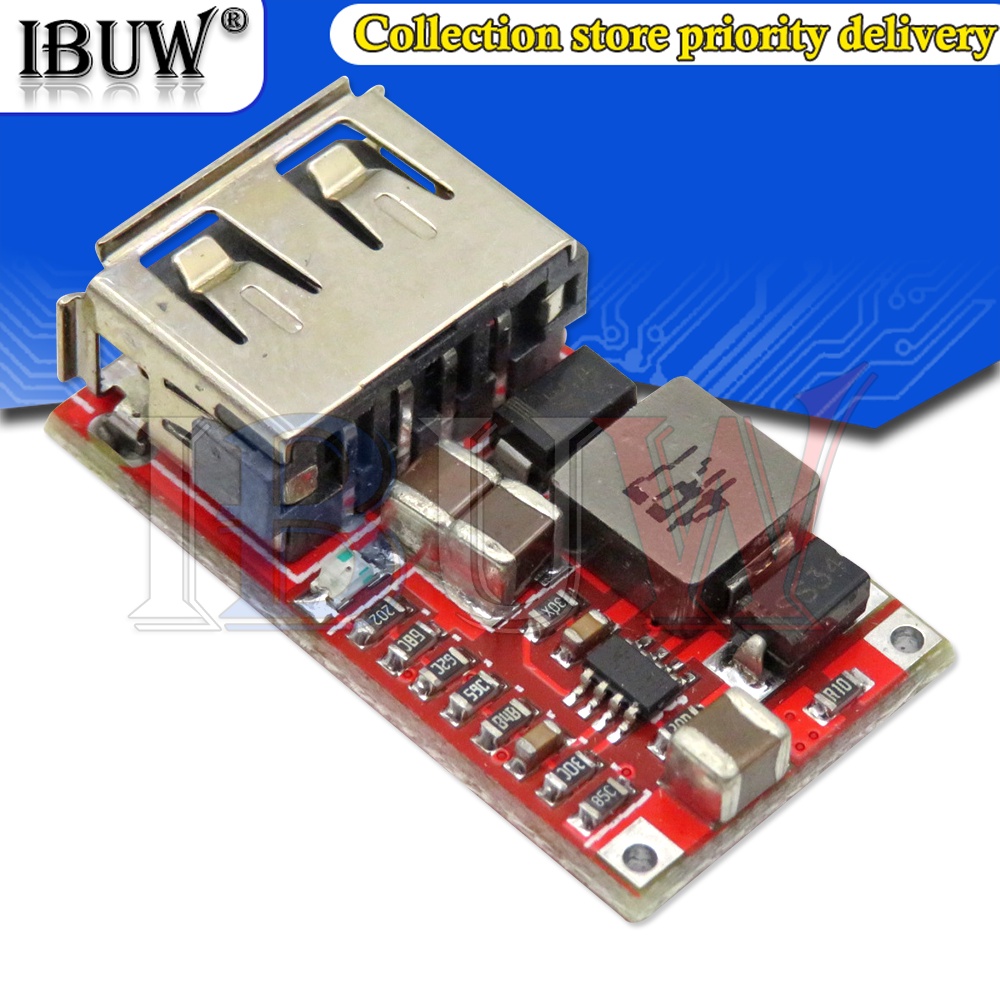 1 Mô Đun Hạ Áp 6-24V 12v/24V Sang 5v 3A DC 12v 5v Cho Xe Hơi