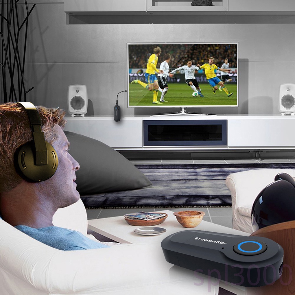 Thiết bị truyền phát chuyển đổi âm thanh stereo không dây USB Bluetooth TV cho laptop máy tính 3.5mm
