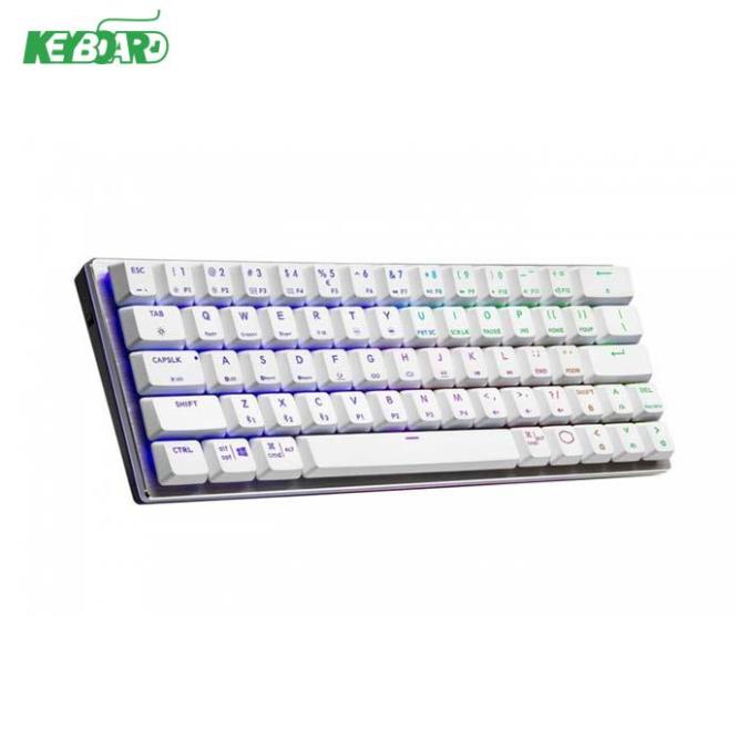 Bàn Phím Cơ Cooler Master SK622 Silver White Low Profile Red Switch RGB TKL Wireless  Keyboard.vn