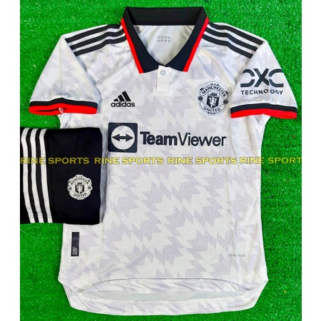Bộ áo bóng đá Manchester United sân khách hàng Thailand 2022 – 2023 Giống thi đấu 99%