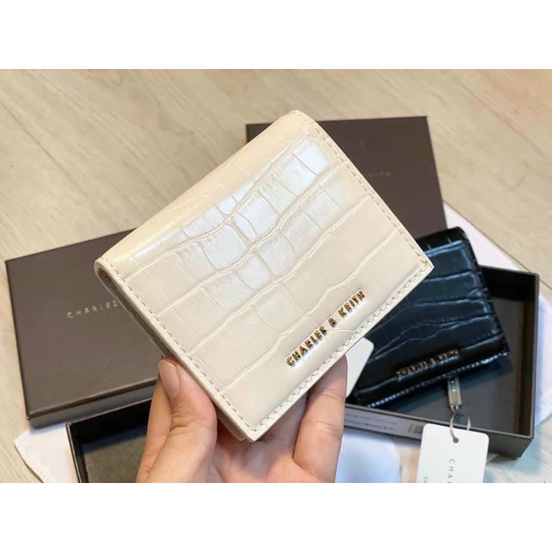 Ví mini nữ cầm tay siêu đẹp màu trắng, đen (full box)