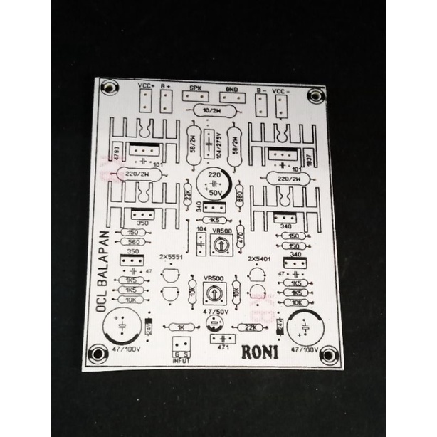 Bo Mạch Khuếch Đại Âm Thanh Pcb Occl Chất Lượng Cao