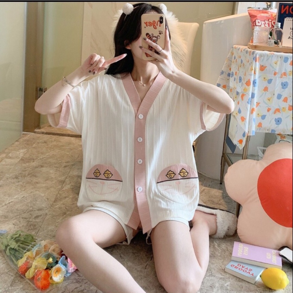 Bộ Ngủ Thun Pyjama Ulzzang | BigBuy360 - bigbuy360.vn