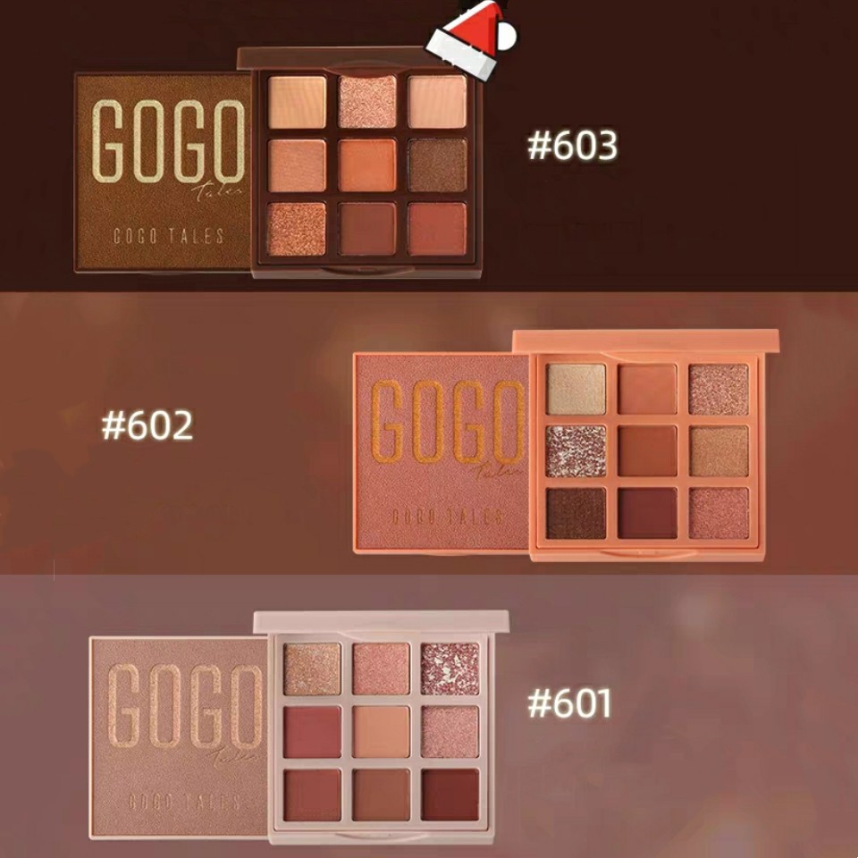 GOGO TALES - Bảng phấn mắt 9 màu Admiring Velvet Eyeshadow Gogotales GOGO27 | BigBuy360 - bigbuy360.vn