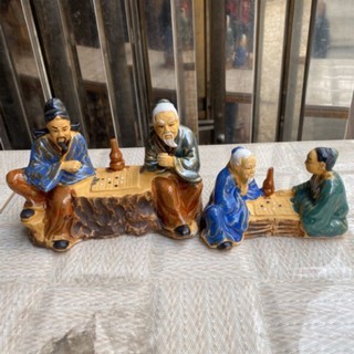 Tiên Ông Đánh Cờ - Phụ kiện trang trí tiểu cảnh hồ cá, bể cá, hòn non bộ, sân vườn