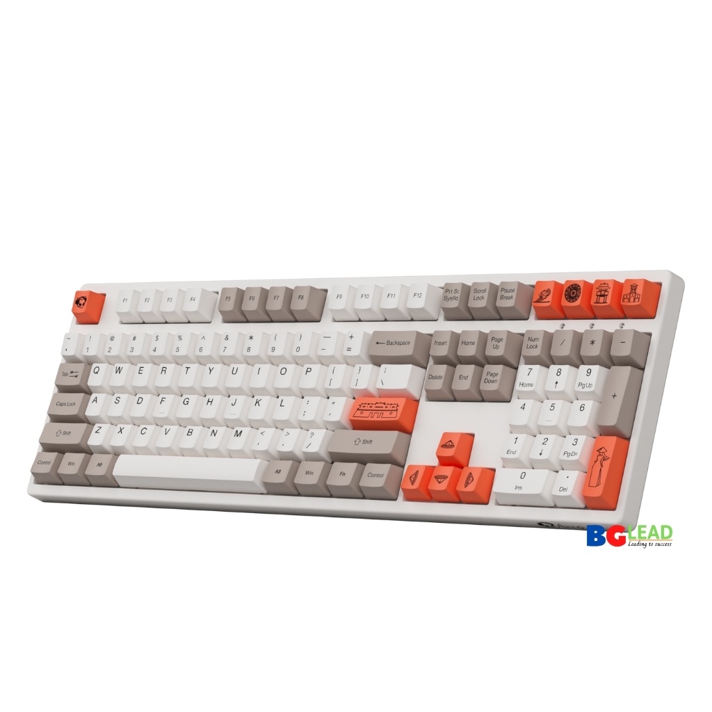 [Chính hãng] Bàn phím cơ AKKO 3108|3087 v2 Steam Engine Keycap Việt Nam| Foam tiêu âm chống ồn (Blue|Orange|Pink V2)