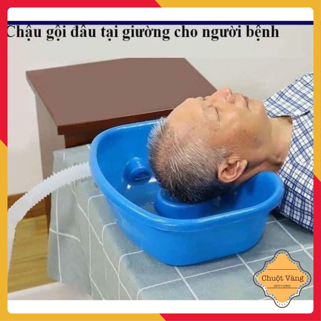 CHẬU GỘI ĐẦU TRÊN GIƯỜNG TIỆN DỤNG