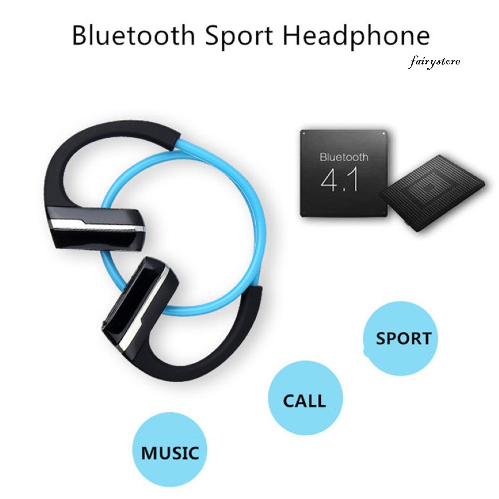 Tai Nghe Bluetooth 4.1 Không Dây Kiểu Dáng Thể Thao Chống Mồ Hôi Phù Hợp Cho Chơi Thể Thao P9
