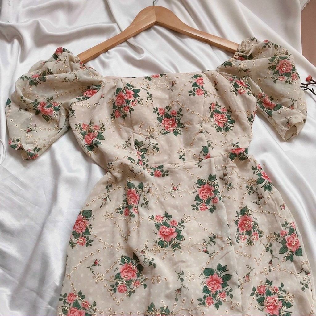 Đầm hoa dáng dài, đầm voan mát mẻ cho mùa hè sôi động, hàng đẹp chuẩn bán shop, phom dưới 52kg | BigBuy360 - bigbuy360.vn