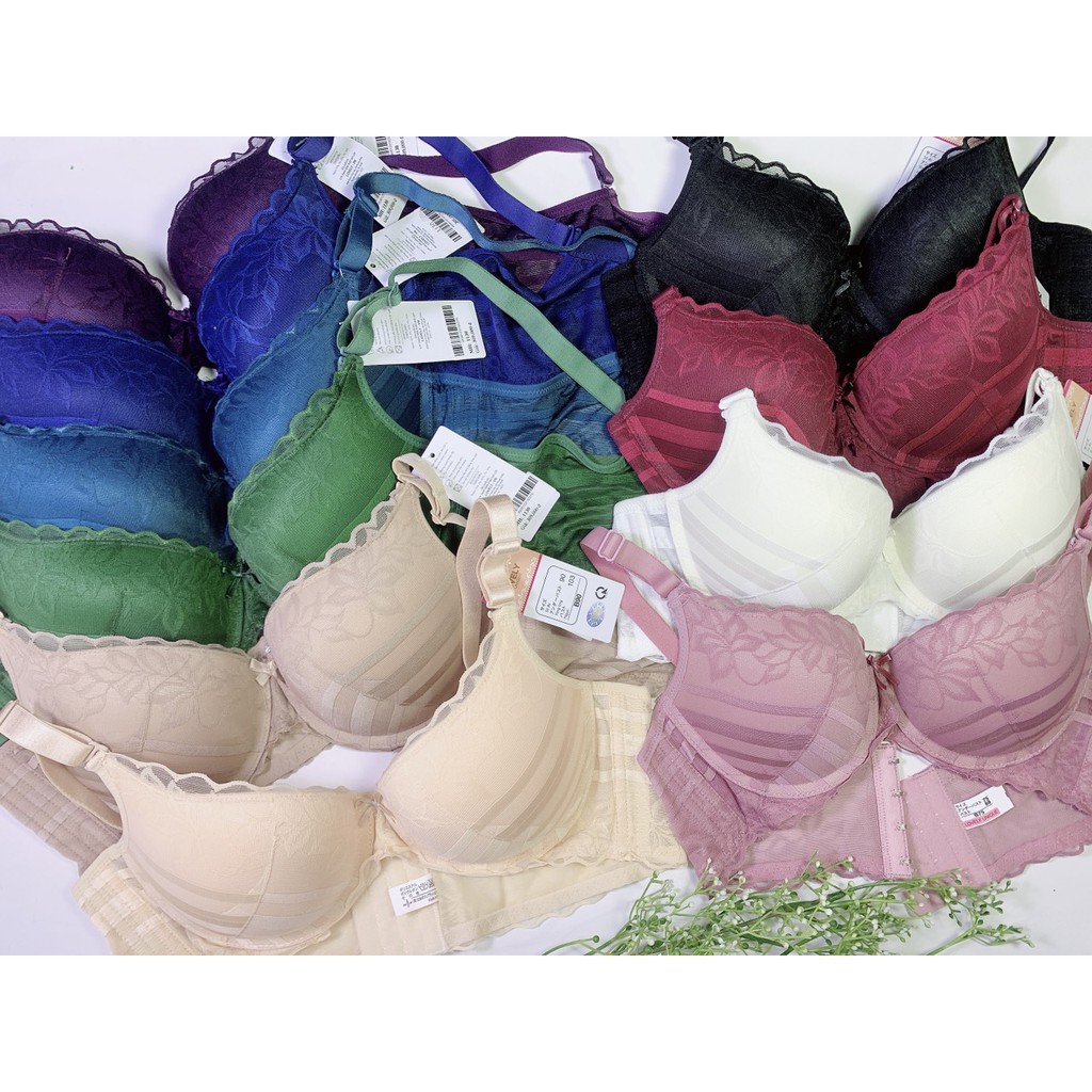 Áo ngực cao cấp đệm dày size lớn cup B nâng ngực quyến rũ, dây bản 4 móc