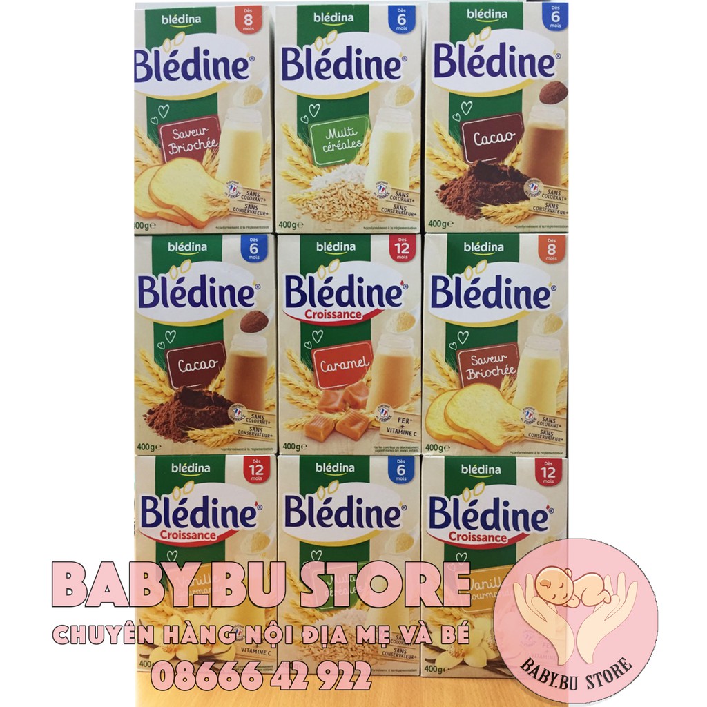 Bột pha sữa Bledina Pháp cho bé từ 6 tháng hộp 400g [HSD 1 năm kể từ NSX]