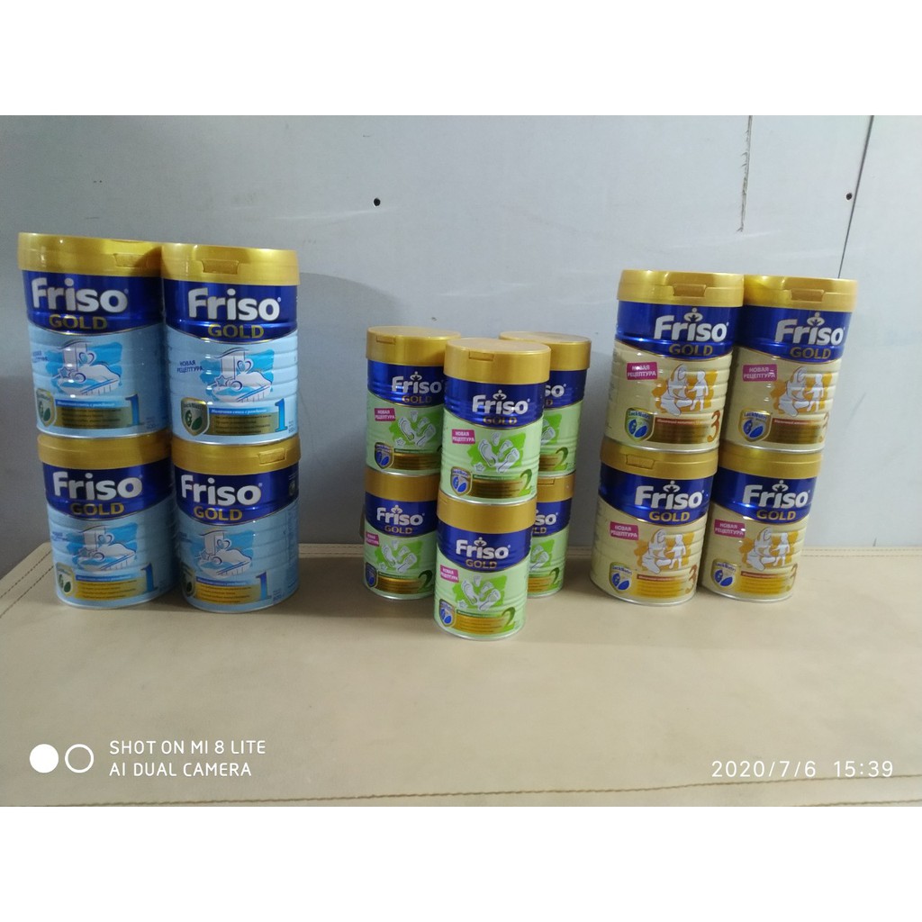 Sữa Friso Gold Nga số 1,2,3 Hộp 400g - HÀNG CHUẨN - GIÁ TỐT (Ảnh chụp thật)