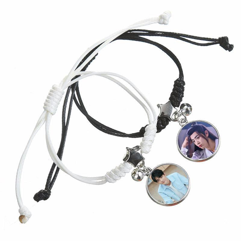 Vòng tay đôi TIÊU CHIẾN NGỤY VÔ TIỆN phim Trần Tình Lệnh in hình thần tượng lắc tay xinh xắn dễ thương