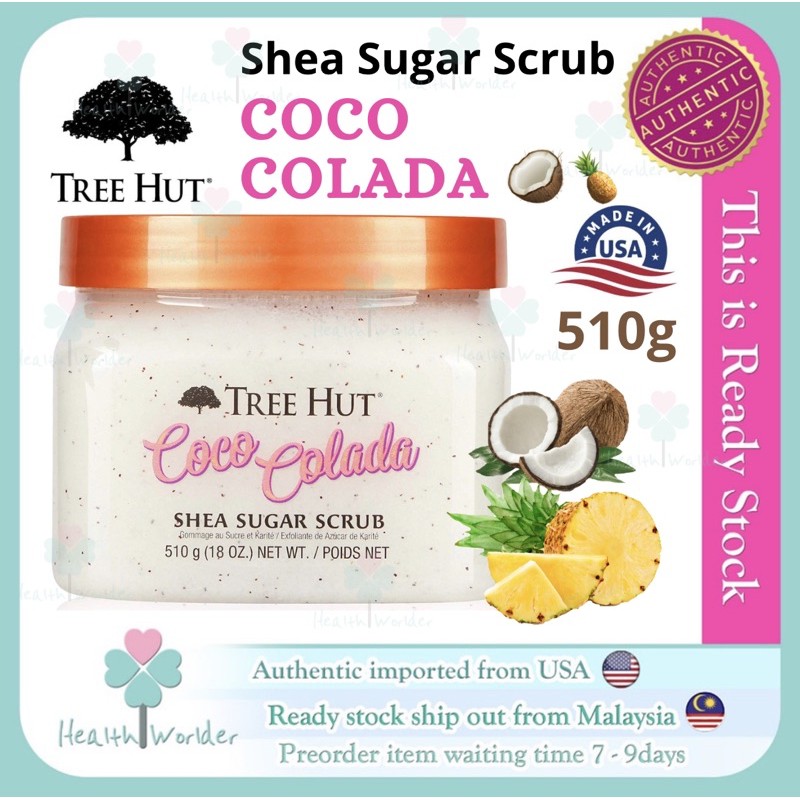 tree hut scrub coco colada
