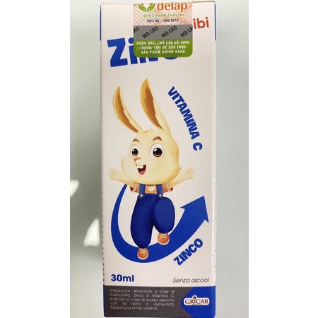 Smartbibi Zinc.Bổ Sung Siro Kẽm Tăng Đề Kháng,Bé Biếng Ăn,Tiêu Hóa Kém,Tiêu Chảy