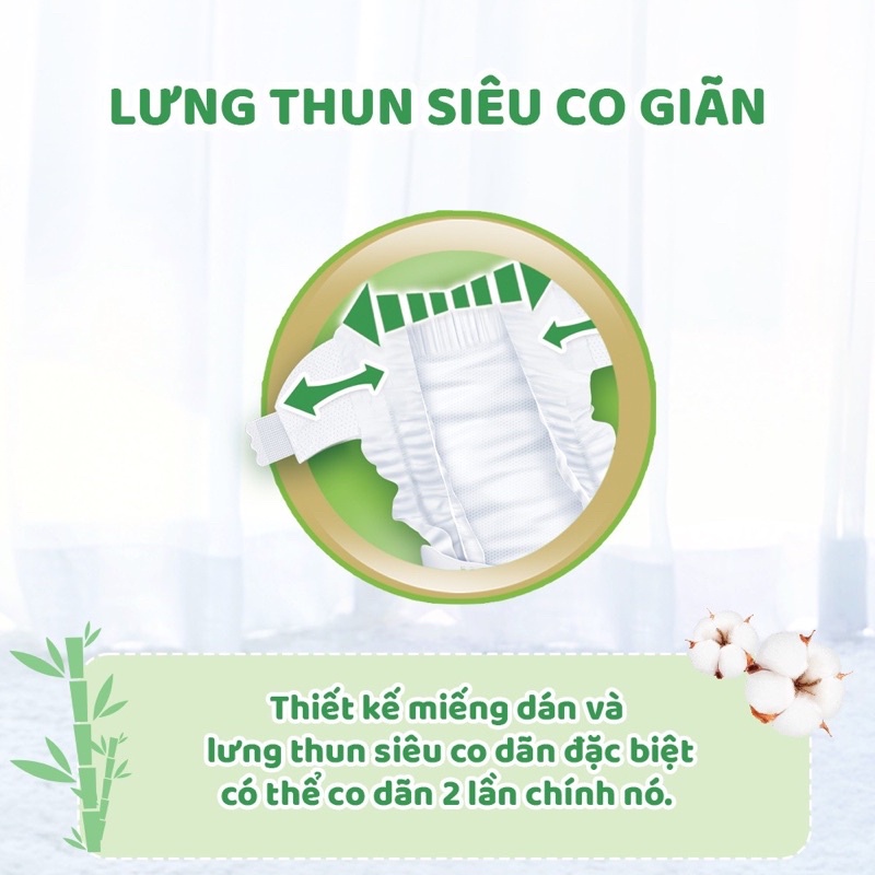 Tã Dán Sơ Sinh Thiên Nhiên Molfix S64/M54